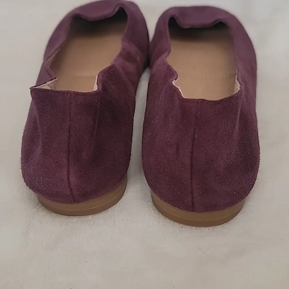 J. Jill Maroon Flats Size 9 - Picture 5 of 9